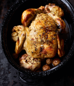 Poulet R Ti Aux Quatre T Tes Dail Herbes Et Touche De Citron Les