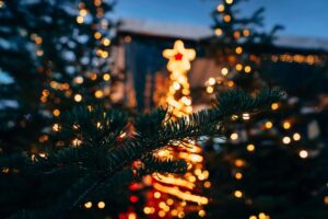 Lumières Noël dehors