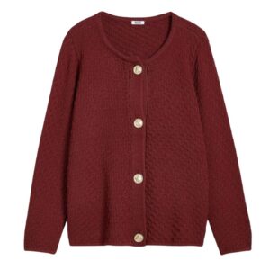 Cardigan bourgogne