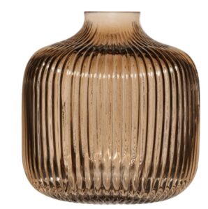 Bouclair - Vase décoratif en verre côtelé