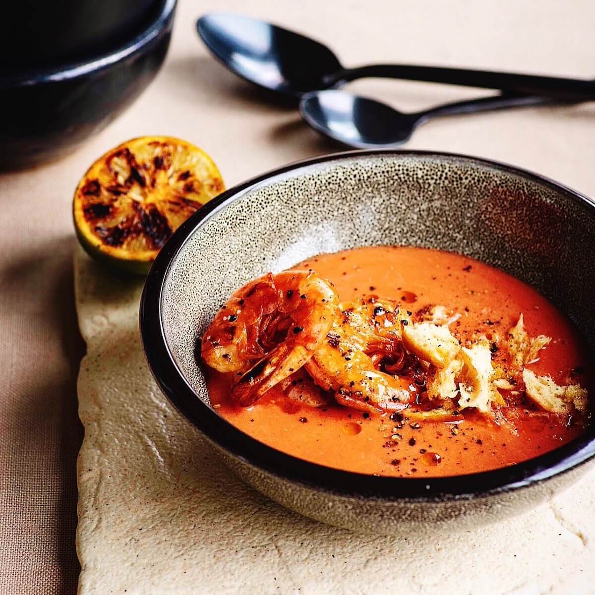 Bisque de crevettes de Jean-François Plante