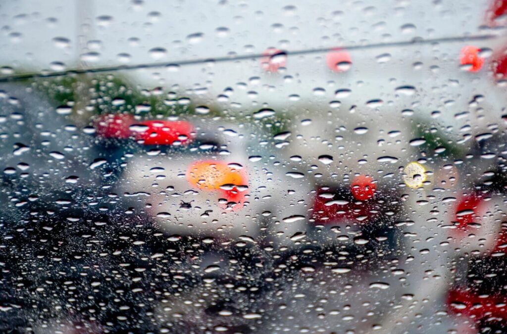 Pluie - accident route