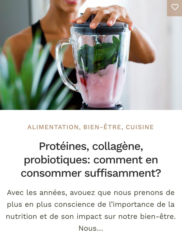 Protéines, collagène