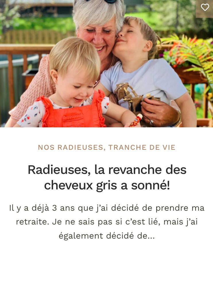 Article cheveux gris 