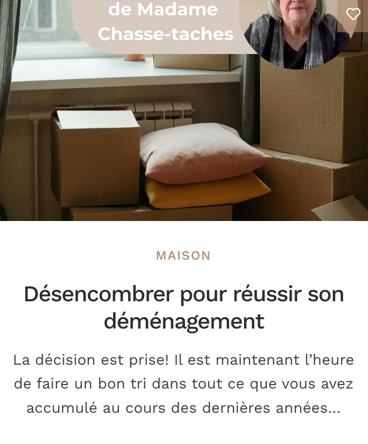 Maison propre - désencombrement