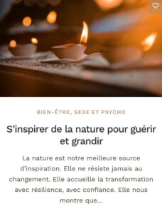 nature guérir