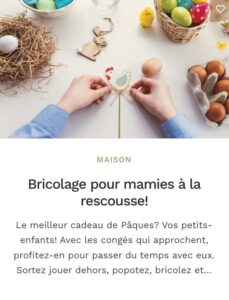 Pâques - bricolage