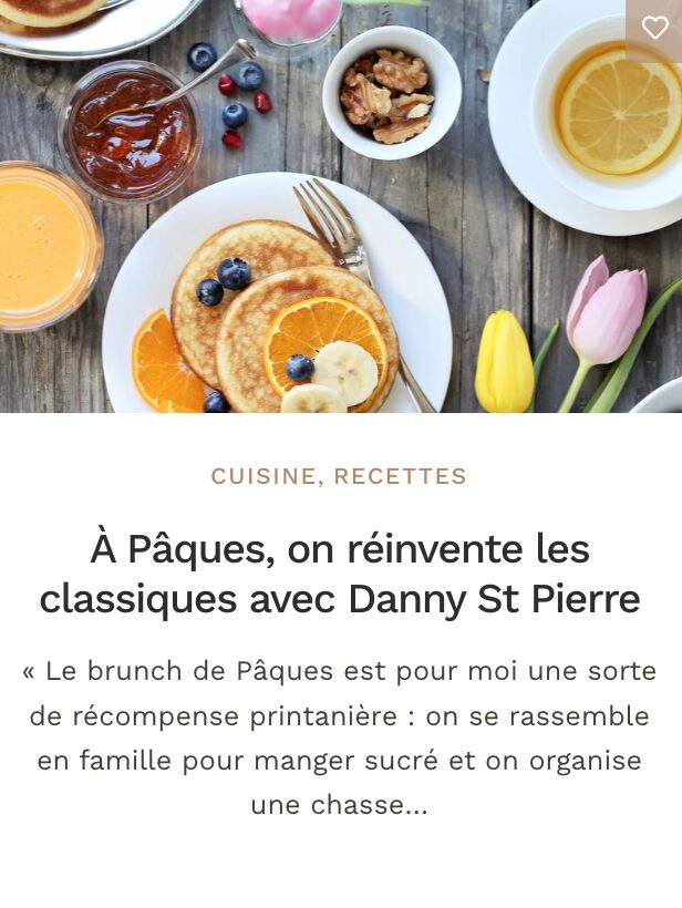 Pâques - Brunch