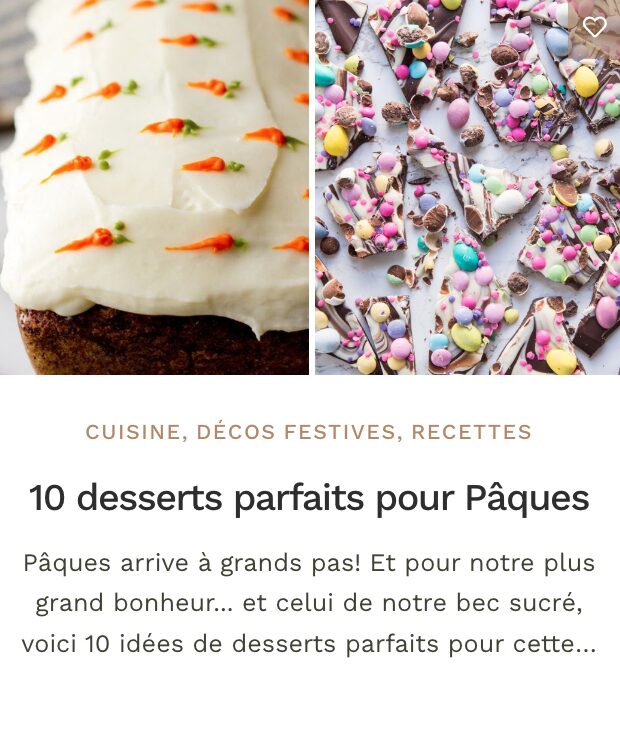 dessert pâques