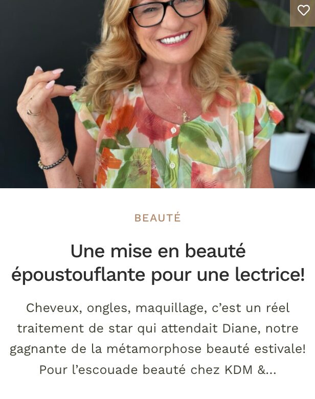 métamorphose beauté