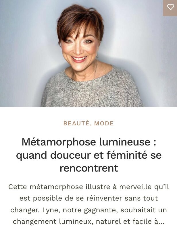 métamorphose beauté