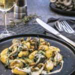 Gnocchis, sauce forestière aux pleurotes